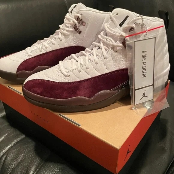 Jordan 12 Am Ma Maniere White Mens 9.5 Women’s 11 A Ma Maniére X Wmns Jordan 12 Retro SP  main image 3